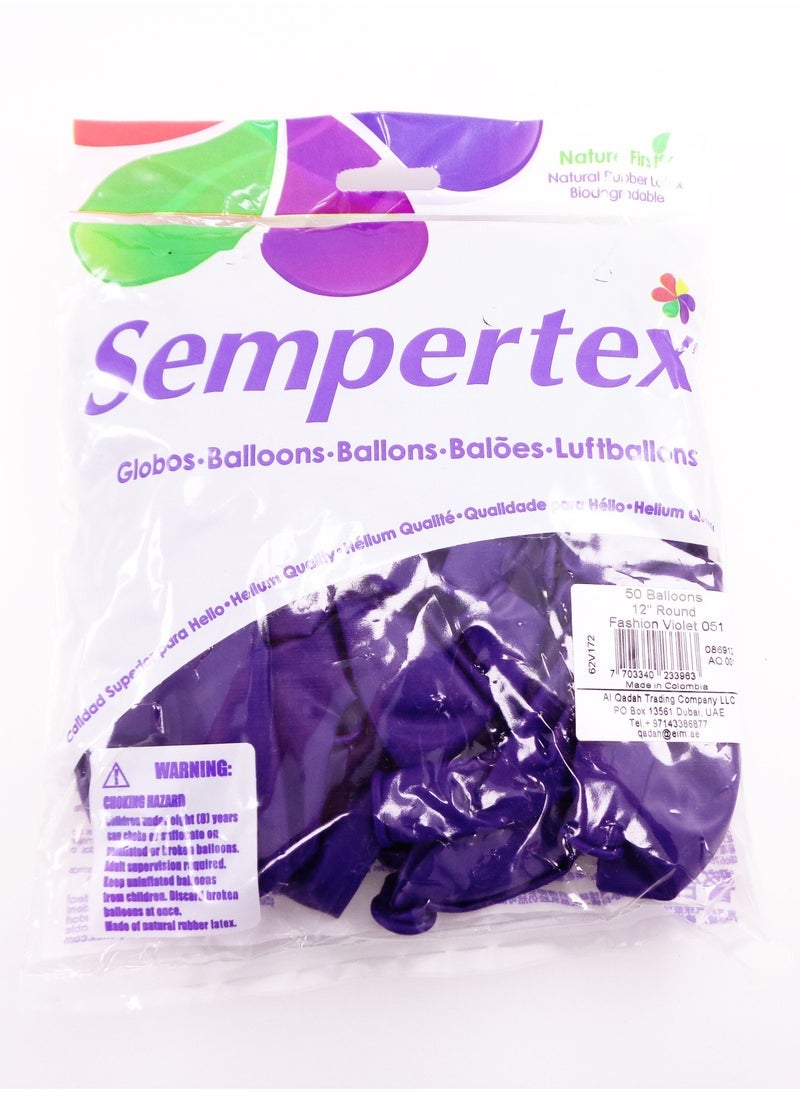 Sempertex Latex 453.59 Grams Balloons, Violet - Image 2
