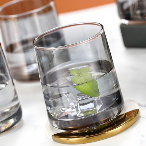 WRINGO Black 250ml Premium Juice Glasses and Transparent Water Glasses Medium Size Tumbler Glasses for Drinking Water and Cocktails, Diamond Design Glass Water Glasses Set of 6 (Diamond, Set of 6) - Image 3