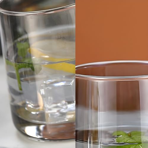 WRINGO Black 250ml Premium Juice Glasses and Transparent Water Glasses Medium Size Tumbler Glasses for Drinking Water and Cocktails, Diamond Design Glass Water Glasses Set of 6 (Diamond, Set of 6) - Image 5