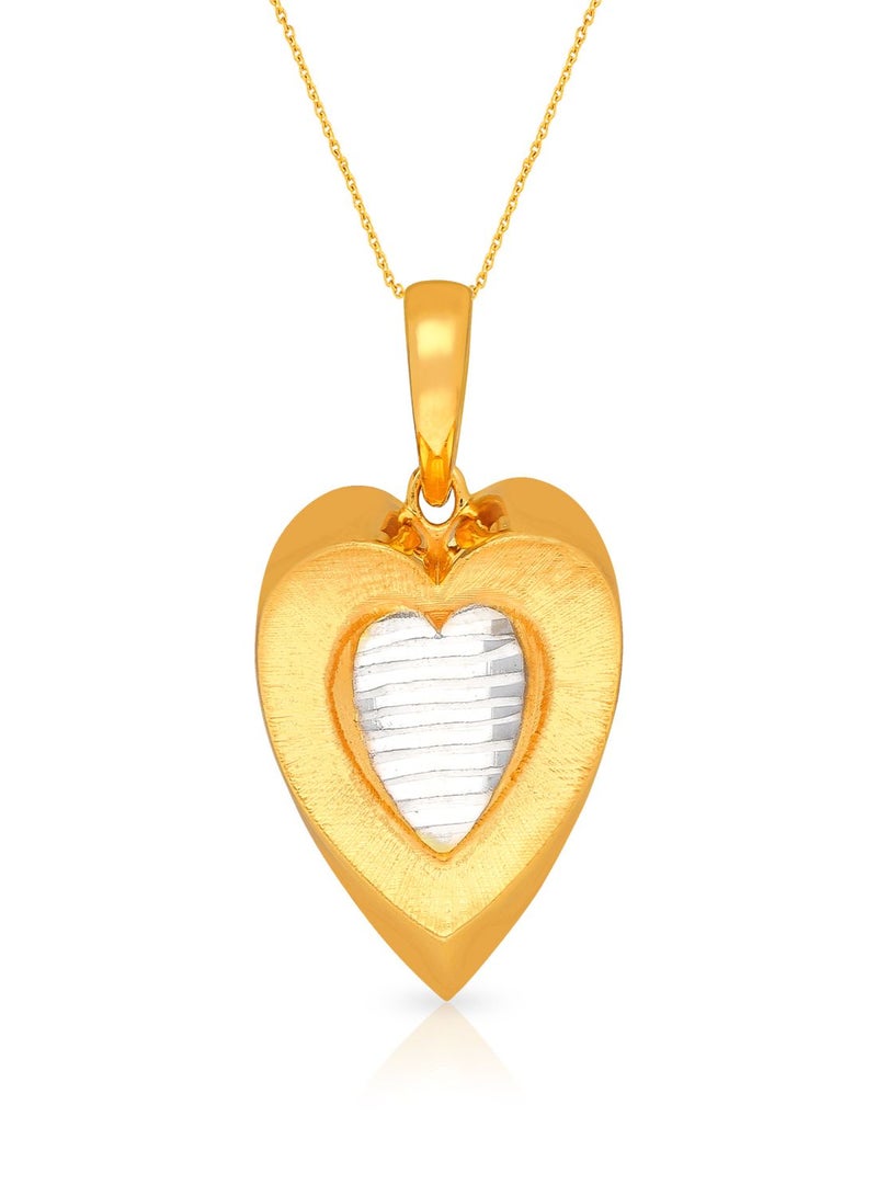 Malabar Gold and Diamonds 22k 916 Purity Malabar Gold Pendant FRPN167T  - Image 1
