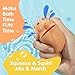 AMCHSURI Baby Bath Toys 11PCS MoldFree Stacking Boats Animal Squirters Sensory Bathtub Toys for Babies 612M Toddlers 13Y Water Table Pool Toys Educational Gift - Image 2
