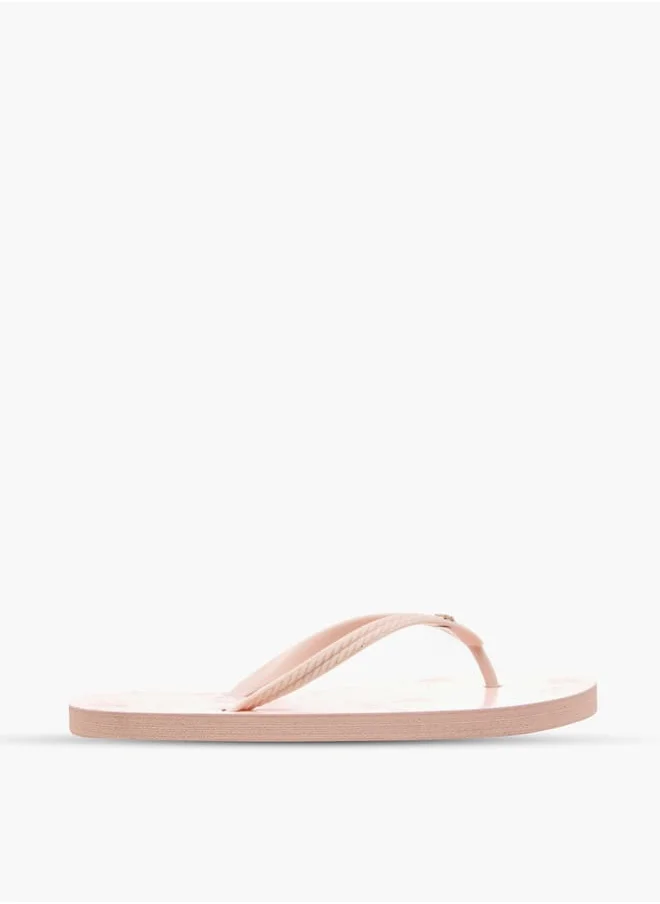 Flora Bella By Shoexpress Women's Printed Slip-On Thong Slippers