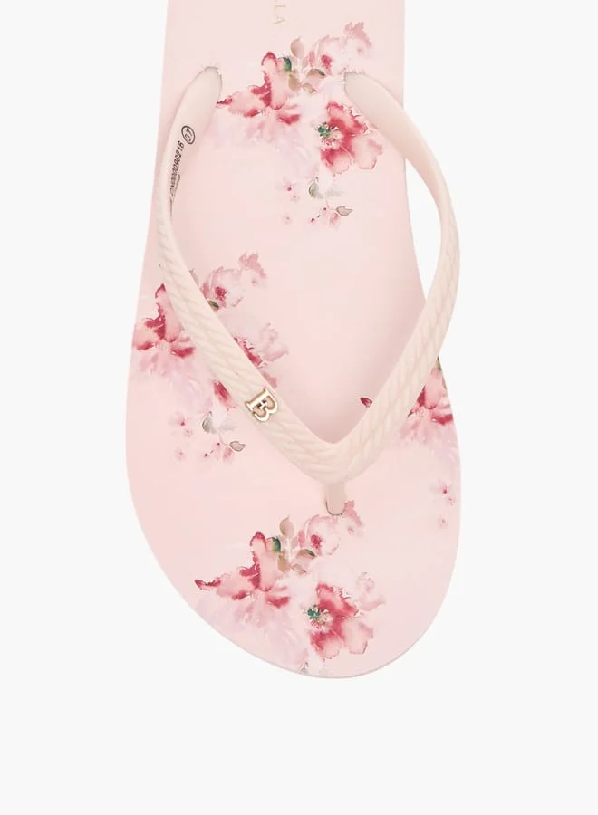 Flora Bella By Shoexpress Women's Printed Slip-On Thong Slippers