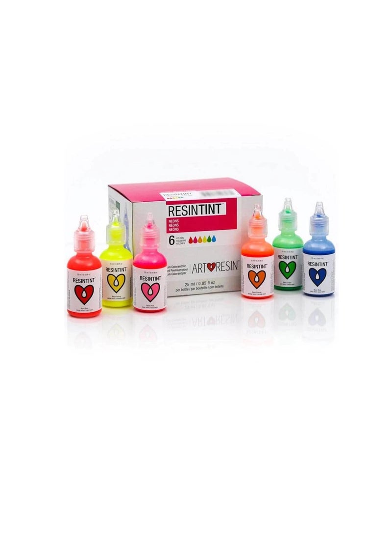 ArtResin ResinTint Neons 6 colors  - Image 3