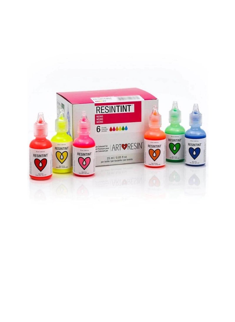 ArtResin ResinTint Neons 6 colors  - Image 2