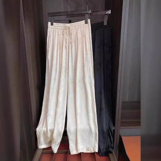 High-End Satin Acetate Womens Jacquard Wide-Leg Casual Trousers J#C30 apricot (small amount of in stock) - pzsku/ZA664E8DD764E95D152CEZ/45/_/1734107276/2aff62a7-9ff8-45c4-a769-1aaabf0f9321