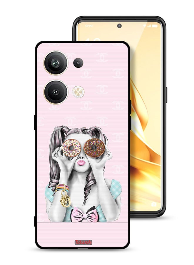 Tolwak Oppo Reno9 Pro Plus 5G Protective Case Cover Holding Two Donuts  - Image 1