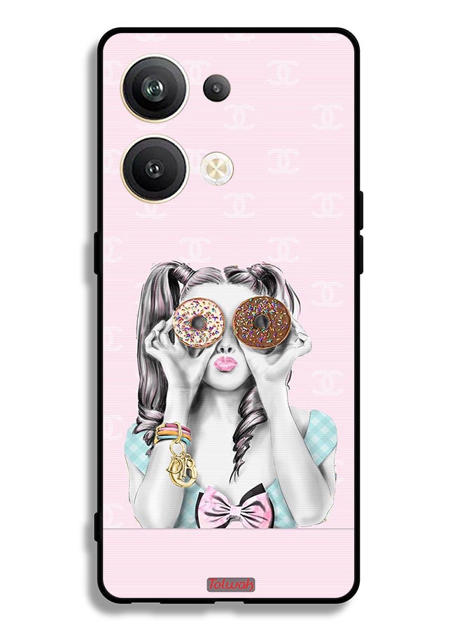 Tolwak Oppo Reno9 Pro Plus 5G Protective Case Cover Holding Two Donuts  - Image 2