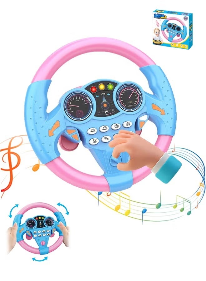 Children's Toy Steering Wheel, Car Seat Toys, Rotating, Big Wheel Simulation Steering Wheel - Image 1