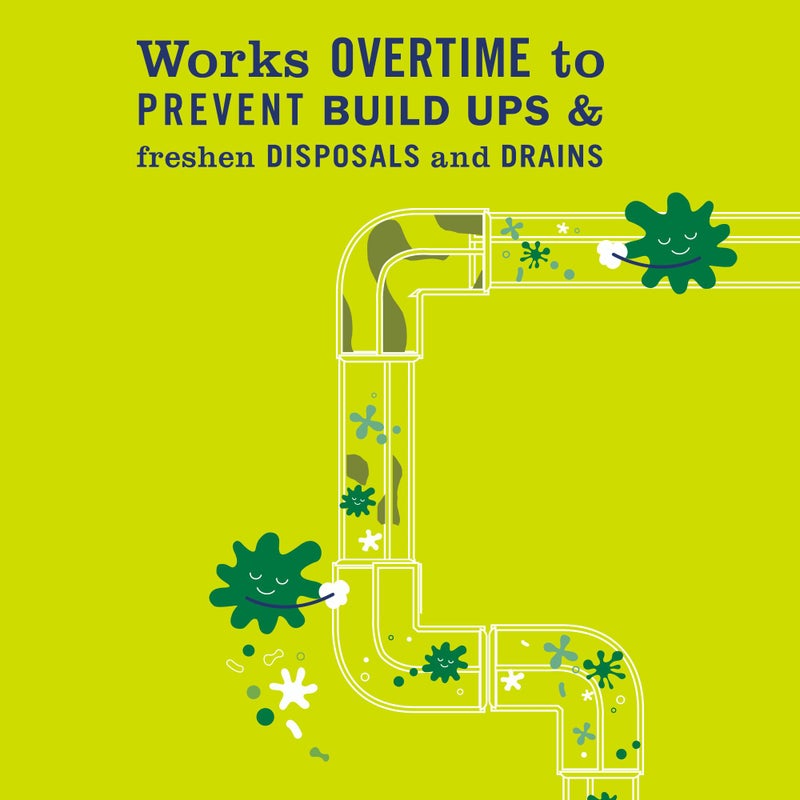 MRS. MEYER'S CLEAN DAY Probiotic Drain Maintenance Liquid, Lemon Verbena, Freshens Disposals and Drains, 32 Fl Oz - Image 3