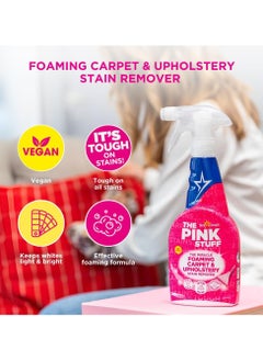 THE PINK STUFF The Pink Stuff Miracle Foam Stain Remover for Carpets and Upholstery 500ml  - Image 4