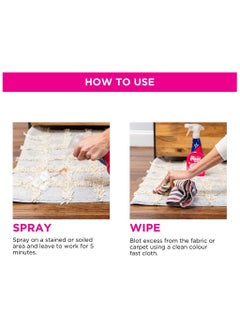 THE PINK STUFF The Pink Stuff Miracle Foam Stain Remover for Carpets and Upholstery 500ml  - Image 2