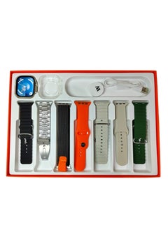 FereFit Smart Watch WS-X90 Max, 7 IN 1 With Health Fitness Tracker Sport Watch , 7 addition Replacement Band 49MM-Multicolour  - Image 3