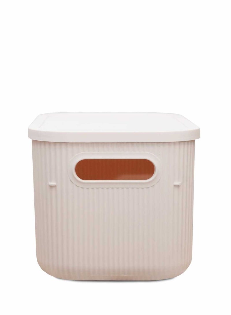 Soft Cream-Colored Multi-Purpose Organizer Box (6.2L) - Image 3