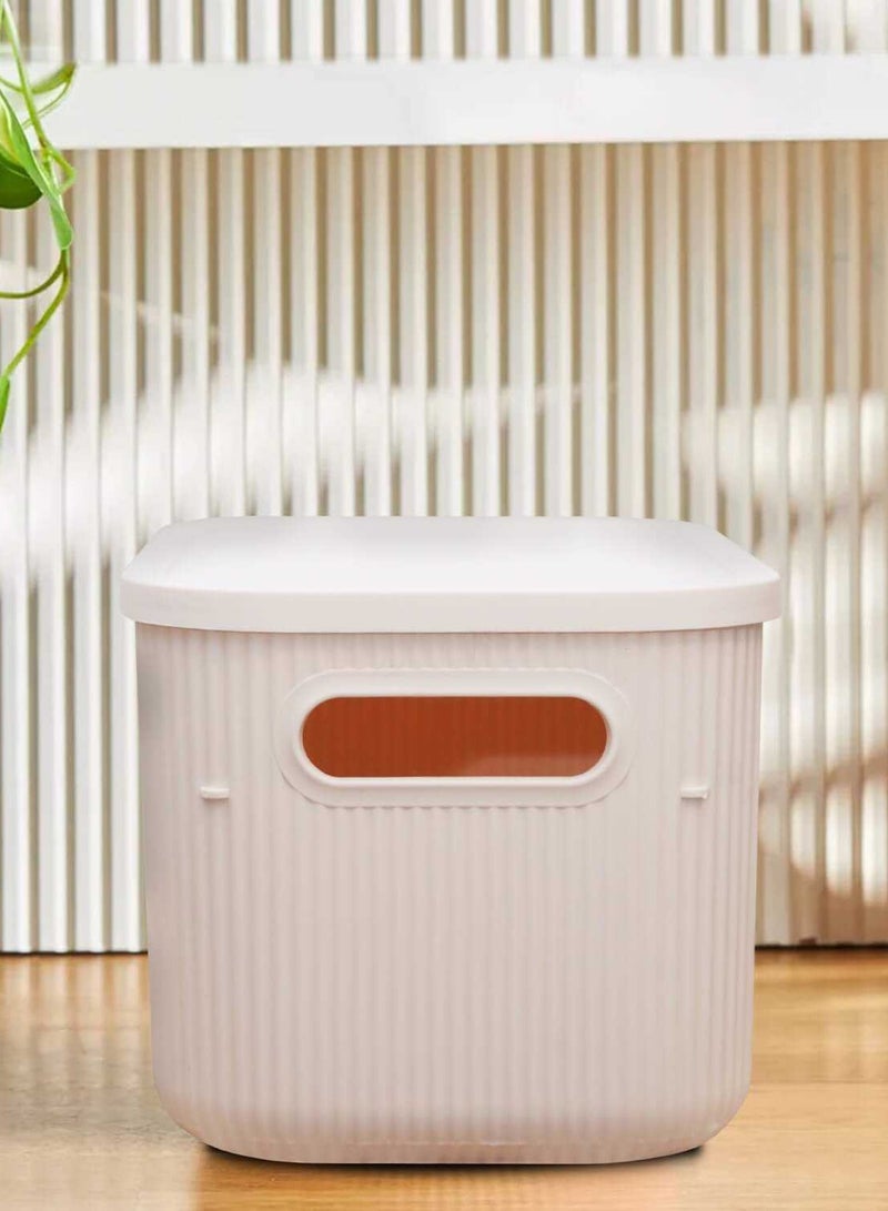 Soft Cream-Colored Multi-Purpose Organizer Box (6.2L) - Image 2