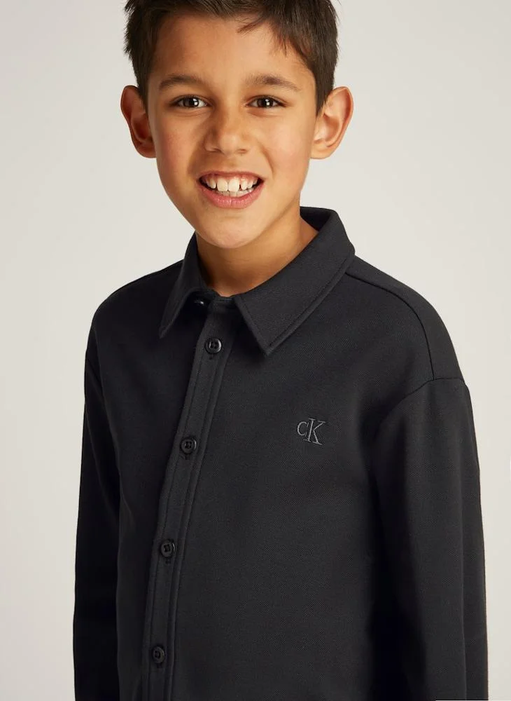 Calvin Klein Jeans Kids Twill Punto Shirt