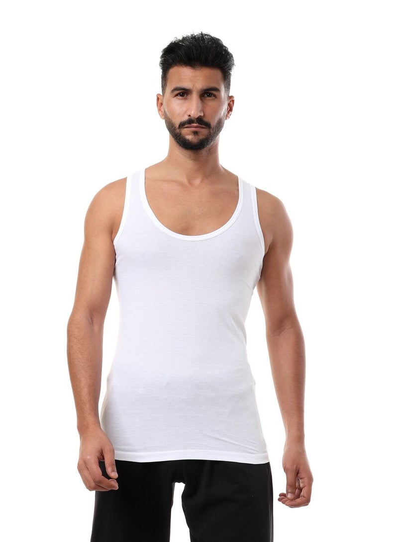 embrator Bundle Of Three Breathable Cotton Undershirts - White - Image 2