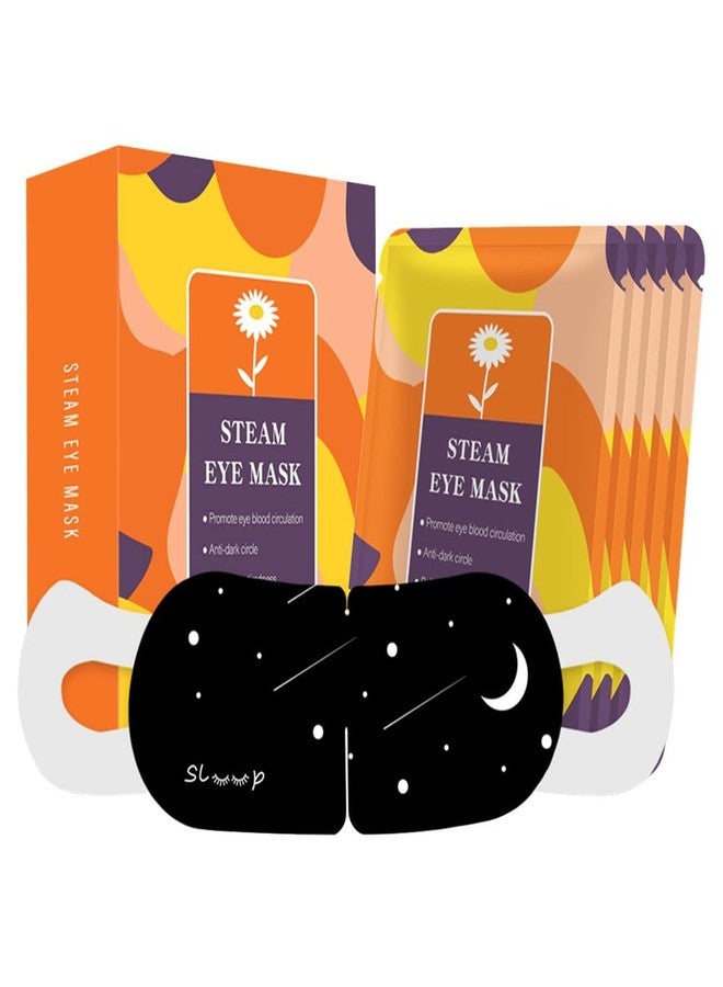 Nuvex Steam Eye Mask Self-Heating Warm Compress Sleep Mask for Puffy Eyes, Dark Circles, Wrinkles & Fatigue Relief Disposable Heated Eye Patch for Spa-Like Relaxation & Better Sleep (Pack of 5) - Image 1