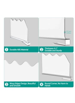 Excefore Shelf Dividers for Closets, 6 Pcs Clear Acrylic Shelf Divider, Adjustable Clear Shelf Separators, for Wood Shelves and Clothes Organizer/Purses Separators, for Closet, Bedroom, Kitchen and Office  - Image 4