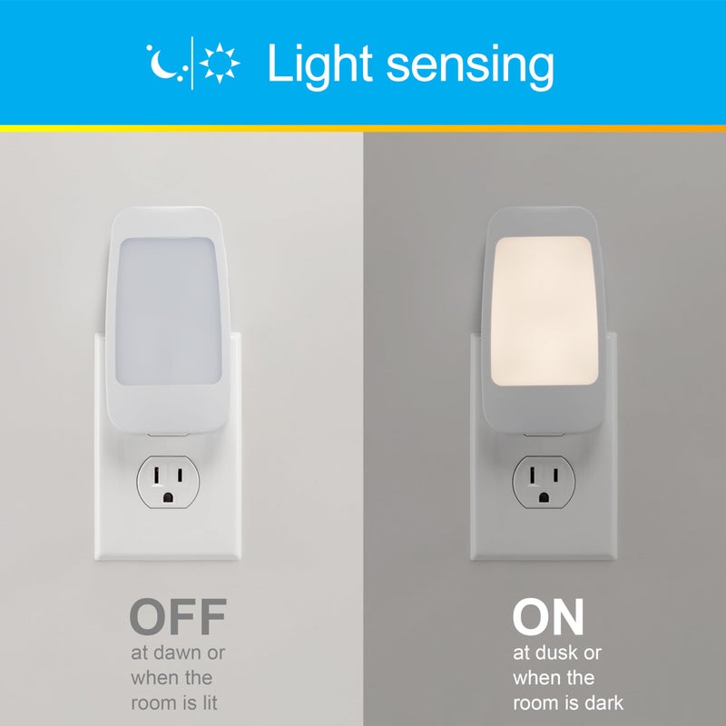 GENERAL ELECTRIC GE 4-in-1 LED Power Failure Night Light, Dusk-to-Dawn Sensor, Foldable Plug, Portable, Flashlight, Ideal for Storm, Outage, Emergency, Blackout, Hurricane, Tornado, White, 29679 - Image 2