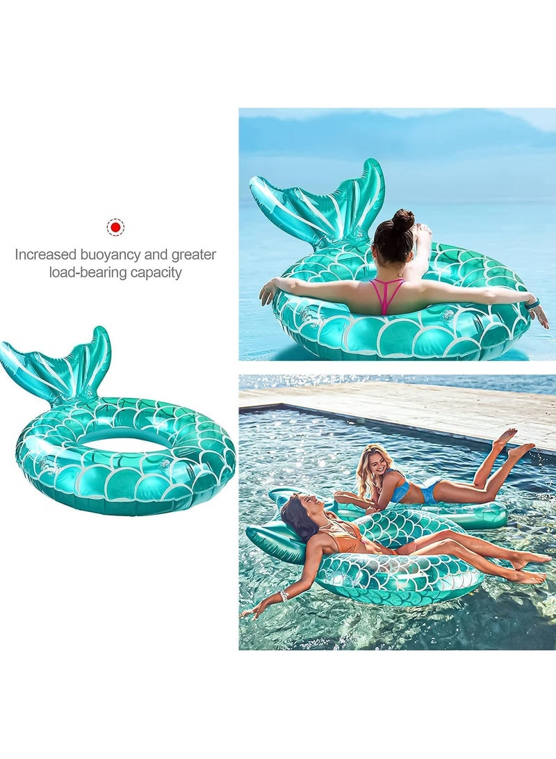 TOMSHOO Baby Pool Float Baby Swim Float Inflatable Swimming Ring with Adjustable Sun Protection Canopy Toddler Floaties with Seat and Handle Water Toys for Age 6-36 Months - Image 4