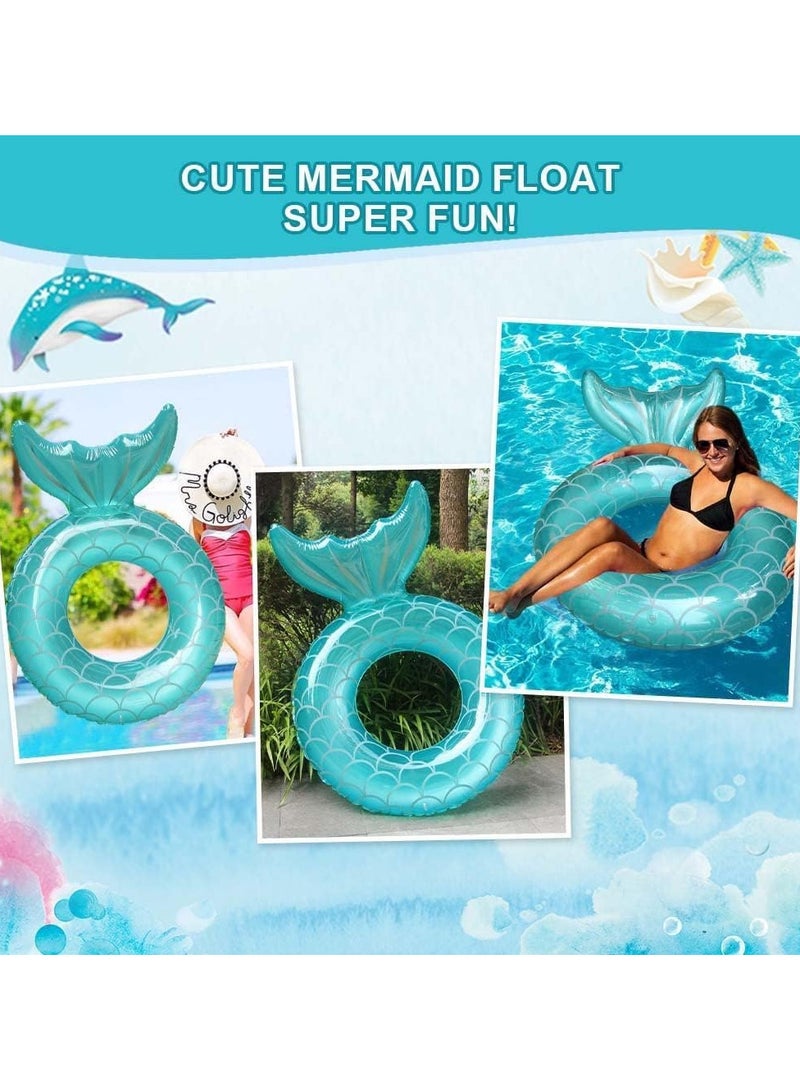 TOMSHOO Baby Pool Float Baby Swim Float Inflatable Swimming Ring with Adjustable Sun Protection Canopy Toddler Floaties with Seat and Handle Water Toys for Age 6-36 Months - Image 3