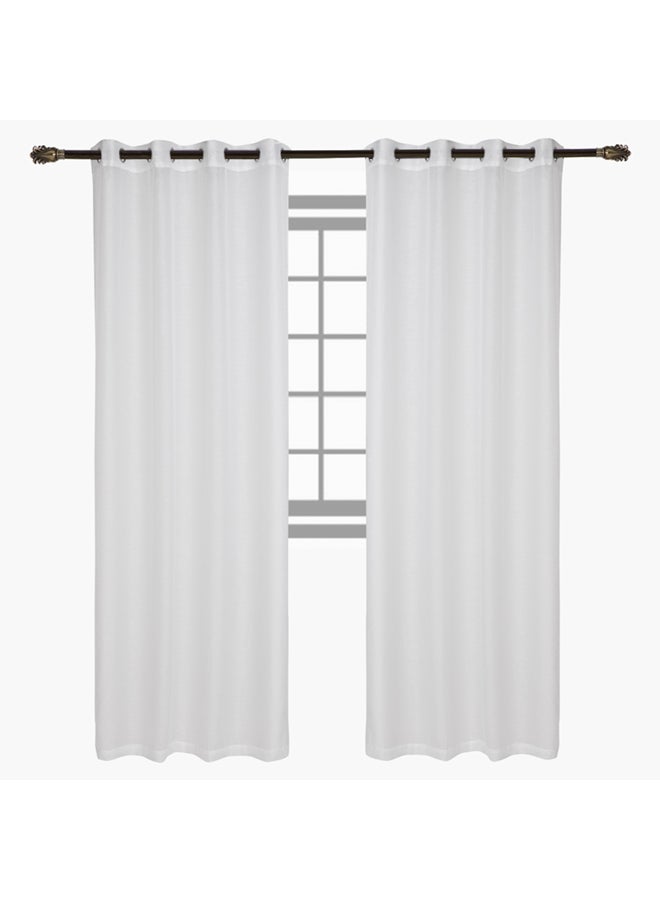 Home Box 2-Piece Indus Sheer Polyester Curtain Set For Home Decor  - Image 1