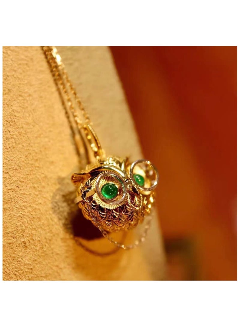 Owl Necklace Female D1573 Collarbone Chain Light Luxury Temperament Versatile Neckwear - Image 1