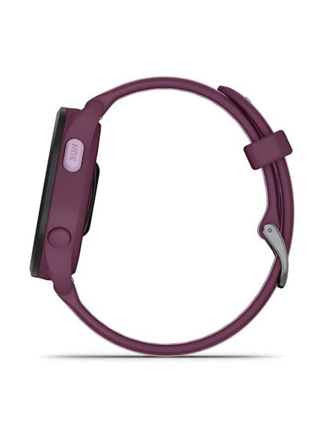 GARMIN Forerunner 165 Music - 43MM - Up To 11 Days Battery Life - 1.2"inch Amoled Display, Scratch Resistant, Chemically Strengthened Glass, Heart Rate Monitor, Stress Tracking, Save Music On Device, Advanced GPS and Running Features, Built-in GNSS and Sports App, iOS and Android Compatible Berry/Lilac - Image 2