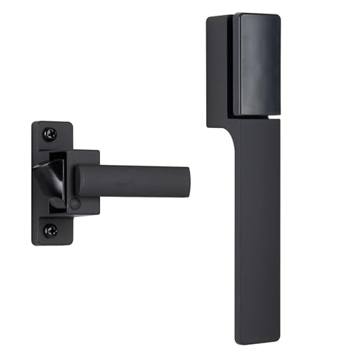 Wright Products - Free Hanging Screen and Storm Door Handle, Replacement Latch Handle for Screen and Storm Doors, No Lock-Out Technology, Easy Installation, Modern Design (Modern, Black) - Image 1