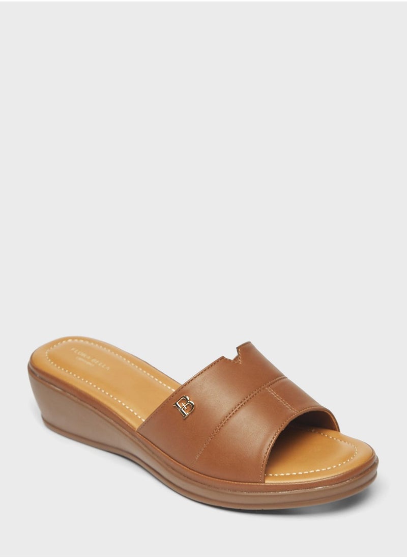 shoexpress - One Strap Wedge Sandals - Image 1