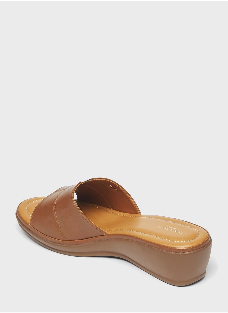 shoexpress - One Strap Wedge Sandals - Image 1