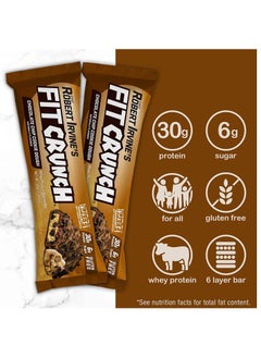 Fitcrunch Whey Protein Baked Bar Chocolate Chip Cookie Dough 12 Bars - pzsku/ZA665BFB2297752CAB19CZ/45/_/1651922529/8ebe5371-e173-4f2d-8061-6bfce9ab1245