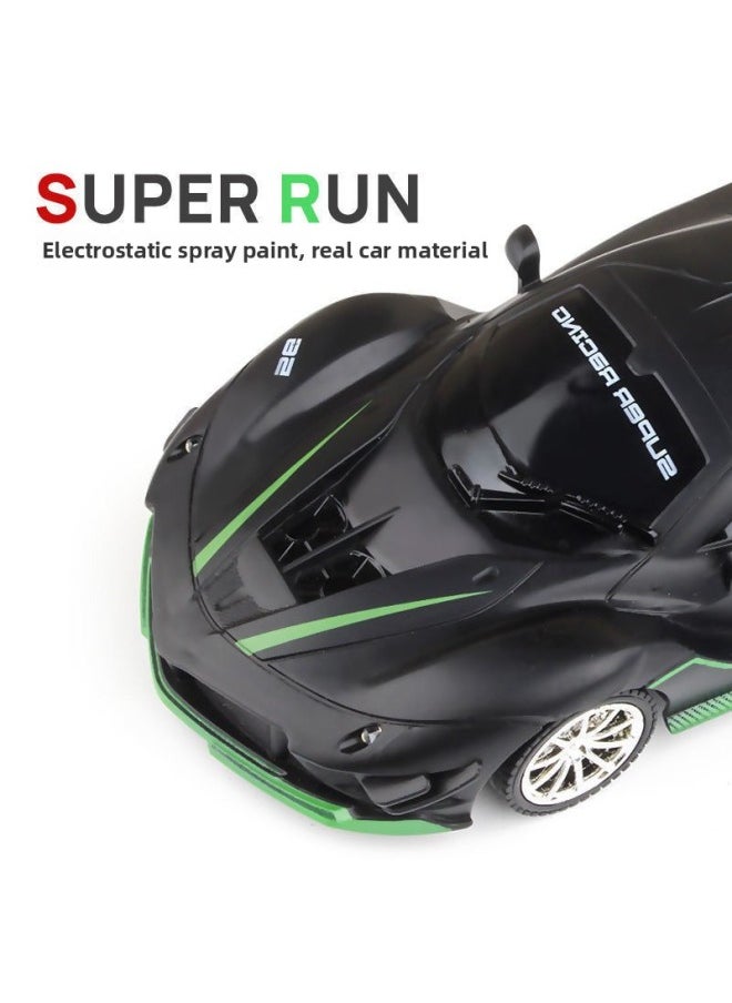 Generic 1:18 Wireless Remote Control Racing Car Speed Drift Charge Electric Light Car Boy Children's Toys Wholesale-Color:Buga [Battle Black And Green] Color Boxed-Proportion:Battery Version (with 5 Ordinary Batteries)  - Image 5