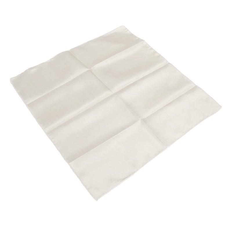 White Satin Dinner Napkins 17x17 Inch Set Of 24 For Weddings Parties Formal Events - Image 4