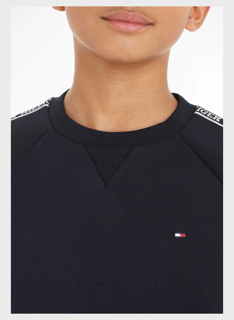 TOMMY HILFIGER Kids Tape Sweatshirt