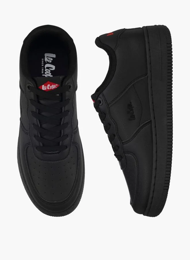 Men Lace-Up Ankle Sneakers