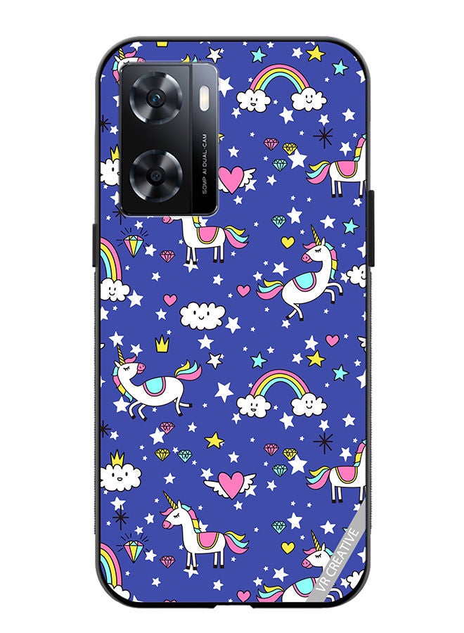 VR CREATIVE Protective Case Cover For OnePlus Nord N20 SE Unicorns Design Multicolour - Image 1