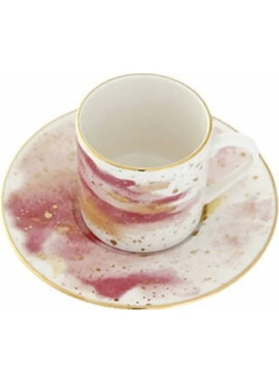 Porland Cosmos Ds1 Coffee Cup with Saucer 90 Cc