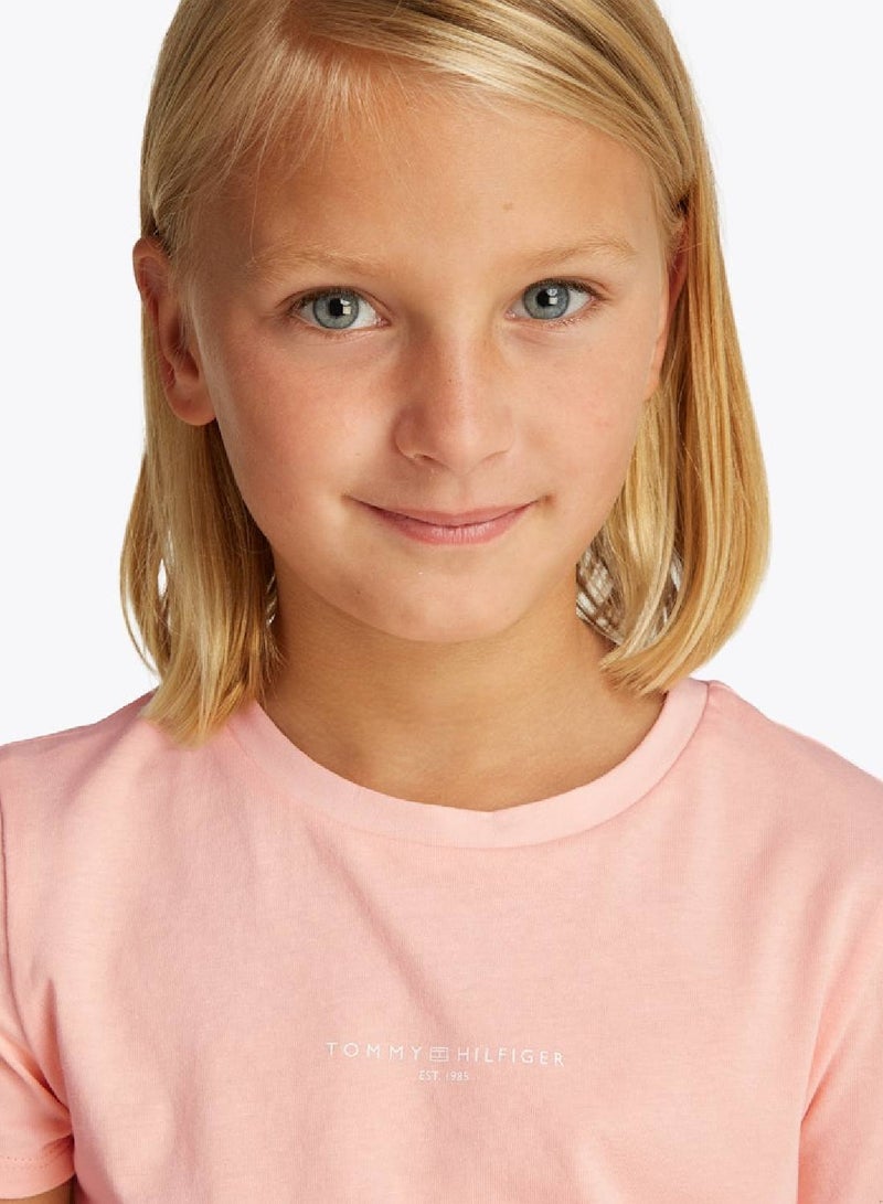 تومي هيلفيغر تيشيرت بقصة سليم بالشعار - Image 3