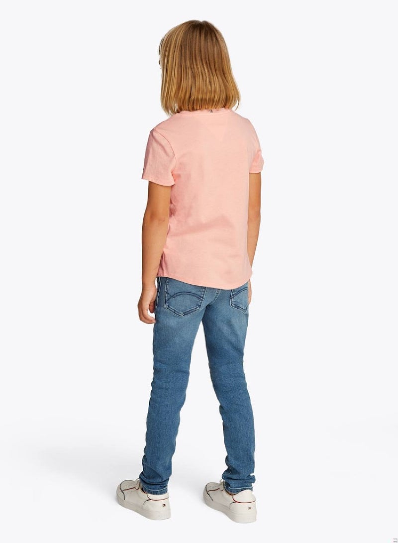 تومي هيلفيغر تيشيرت بقصة سليم بالشعار - Image 2