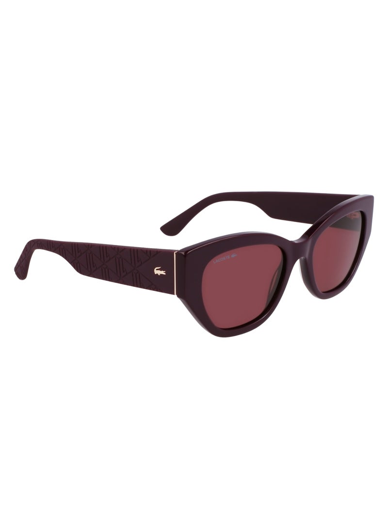 LACOSTE FULL RIM BIO INJ-G820 ACETATE LACOSTE SUNS L6047S 5419 (601) BURGUNDY  - Image 3