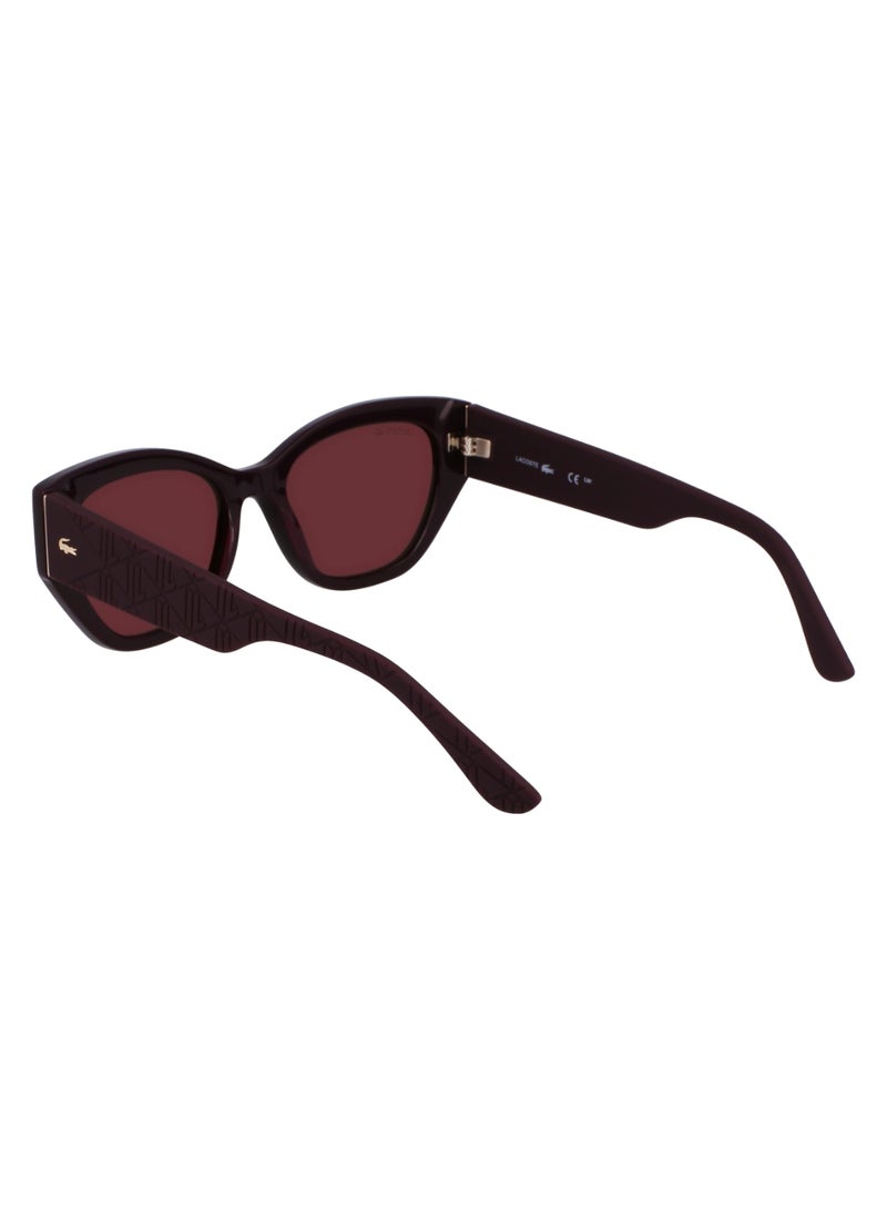LACOSTE FULL RIM BIO INJ-G820 ACETATE LACOSTE SUNS L6047S 5419 (601) BURGUNDY  - Image 5