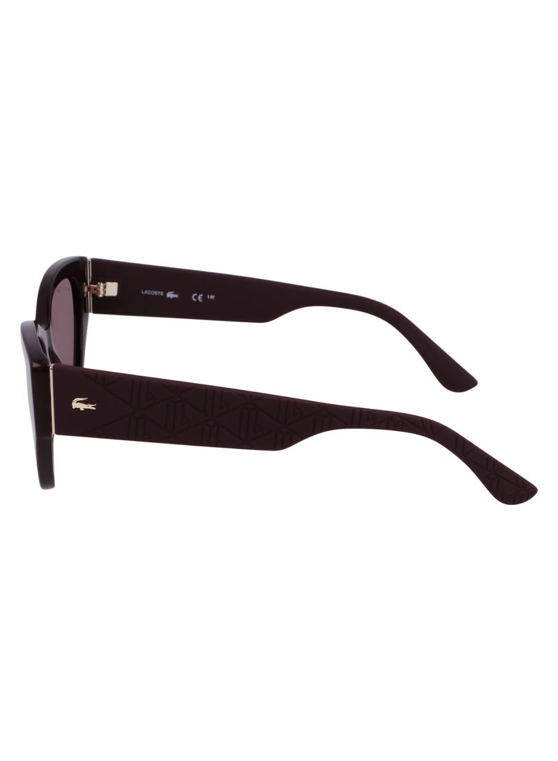 LACOSTE FULL RIM BIO INJ-G820 ACETATE LACOSTE SUNS L6047S 5419 (601) BURGUNDY  - Image 4