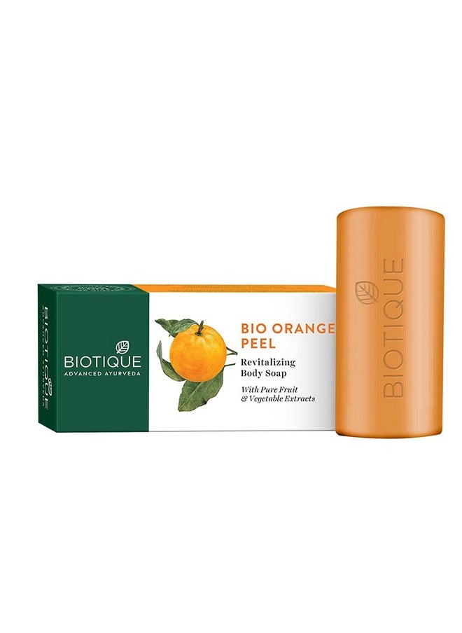 Biotique Biotique Bio Orange Peel Revitalizing Body Soap, 150g  - Image 1