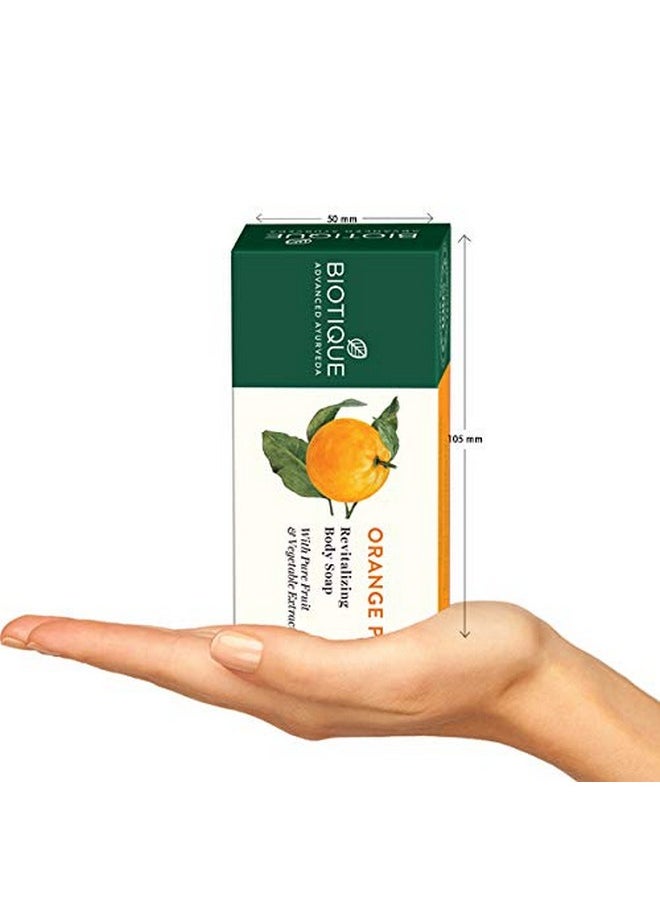 Biotique Biotique Bio Orange Peel Revitalizing Body Soap, 150g  - Image 4