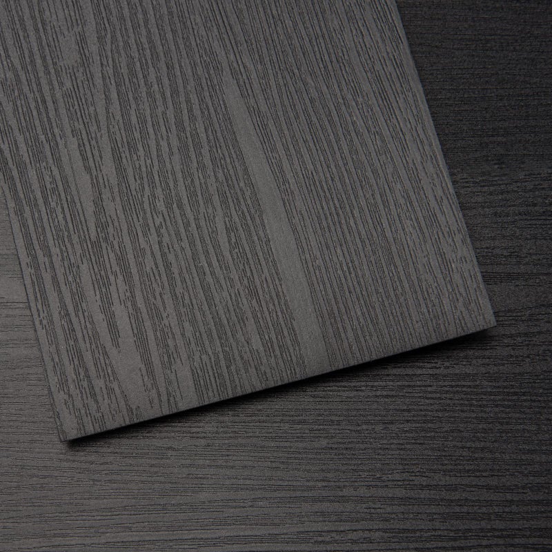 Art3dwallpanels Peel and Stick Floor Tiles Vinyl Flooring Planks, 24 Sheets 36 Sq.Ft Black Adhesive Wood Plank, Thin Design - Image 1