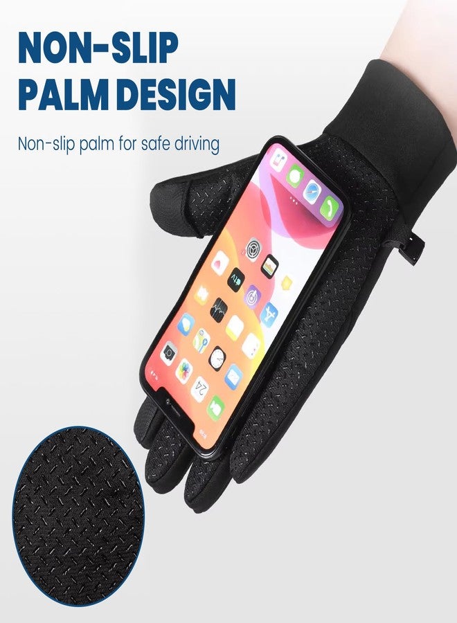 coldpa Winter Thermal Gloves, Winter Thermal Gloves with Touchscreen Function, Anti-Slip Grip, Black - Image 3