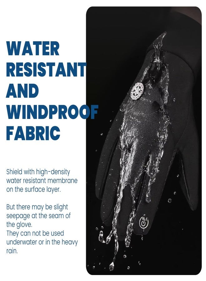 coldpa Winter Thermal Gloves, Winter Thermal Gloves with Touchscreen Function, Anti-Slip Grip, Black - Image 5