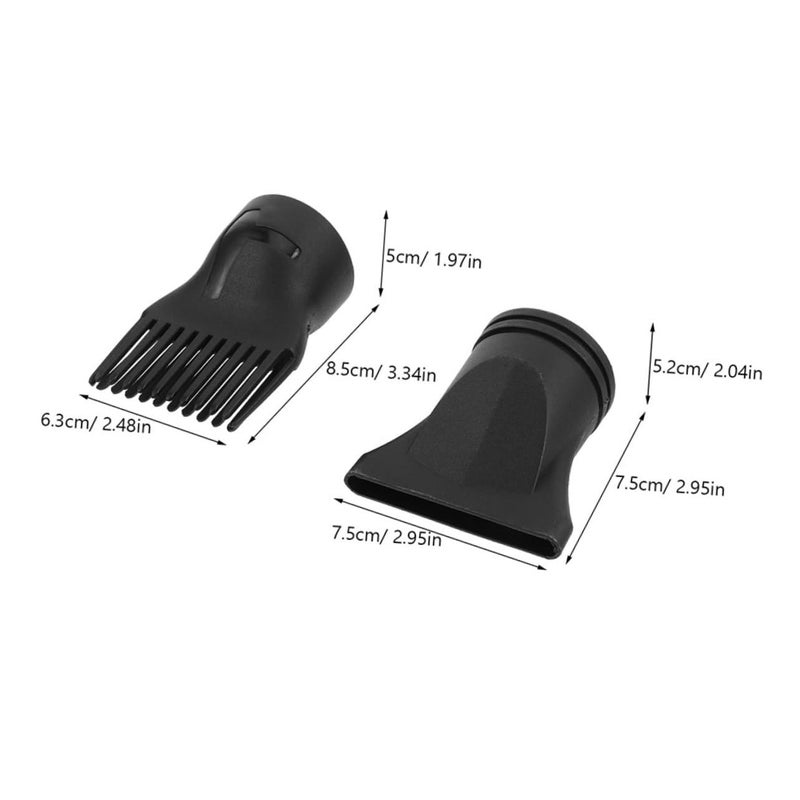 7pcs Professional Hair Dryer Nozzle Combing Nozzles for Home Salon Use - Image 2